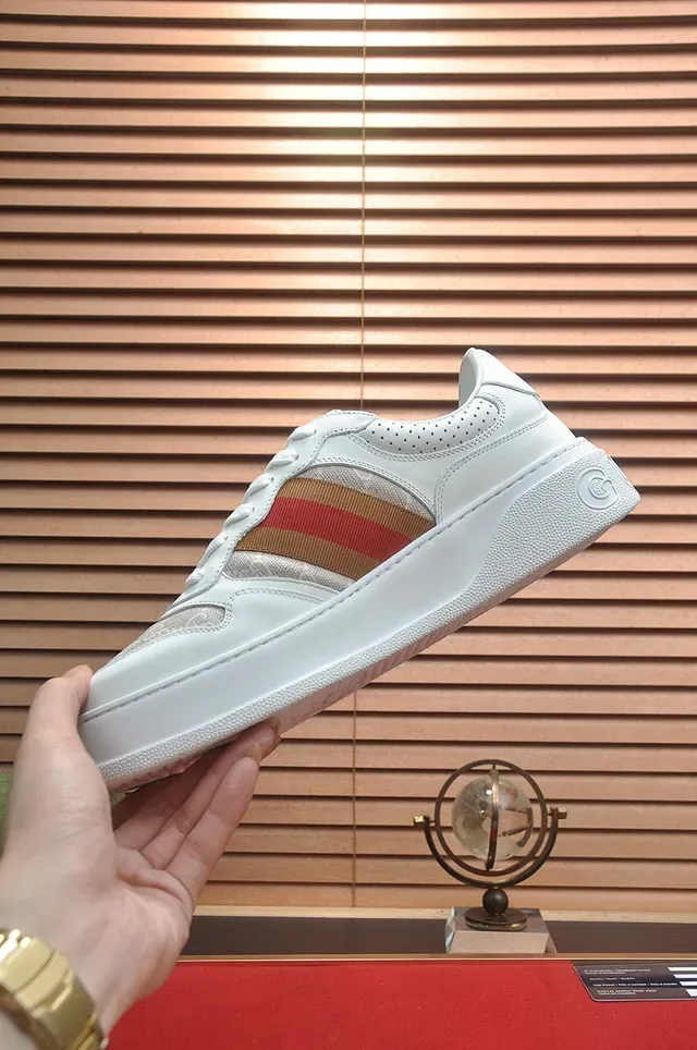 Gucci Rhyton Branco Vermelho Verde Listra Web Tênis Lifestyle 5