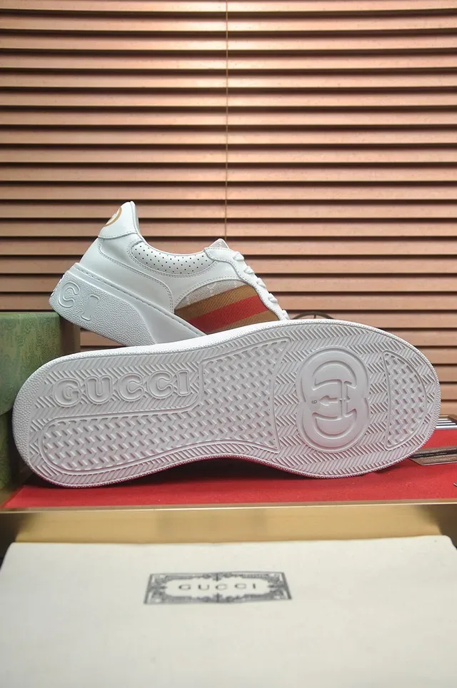 Gucci Rhyton Branco Vermelho Verde Listra Web Tênis Lifestyle 7