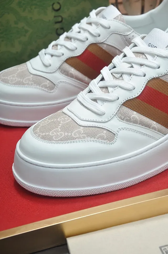 Gucci Rhyton Branco Vermelho Verde Listra Web Tênis Lifestyle 8