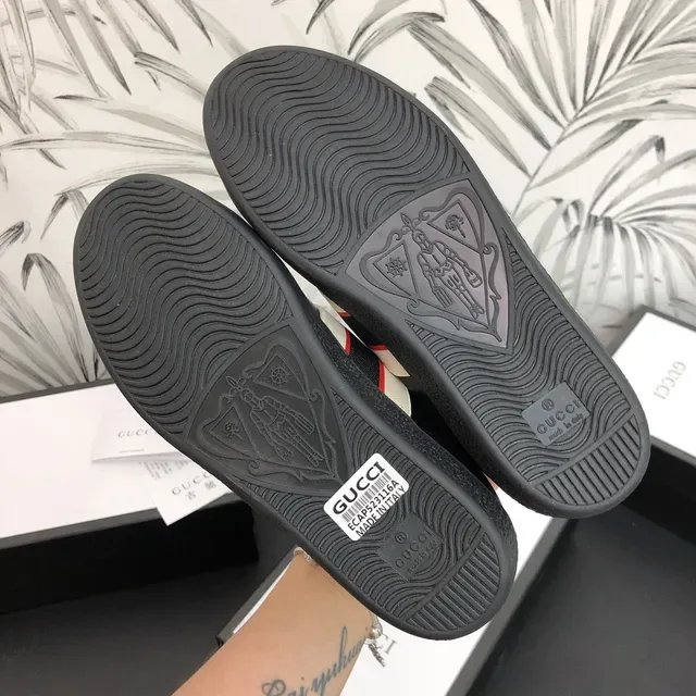 Gucci Screener Black Beige Red zapatillas lifestyle 2