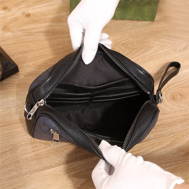 Gucci Screener Cinza GG Supreme Canvas Bolsa messenger 4
