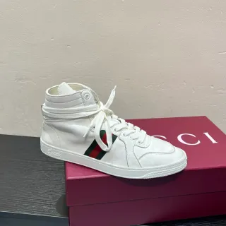 Gucci Screener Blanco Rojo Verde Web Stripe Lifestyle Sneaker
