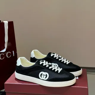 Gucci Tennis 1977 Black and White জীবনধারা স্নিকার