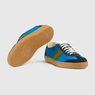 Gucci Tennis 1977 Zapatillas lifestyle azul marino rojo verde rayas Web