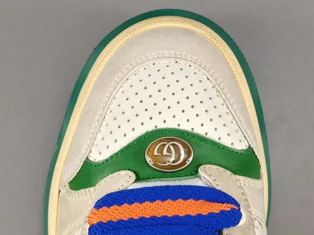 古驰 Tennis 1977 Off-White 绿色 红色 橙色 Web 生活方式运动鞋 10