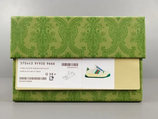 古驰 Tennis 1977 Off-White 绿色 红色 橙色 Web 生活方式运动鞋 11