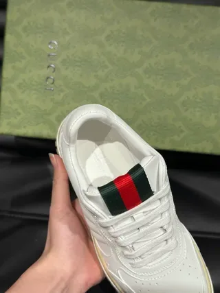 Gucci Tennis 1977 Tênis Lifestyle Branco e Creme 5