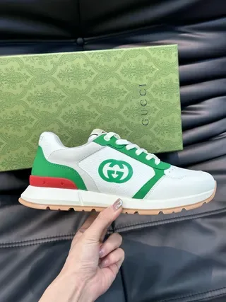 Gucci Tennis 1977 tênis lifestyle branco verde vermelho 3