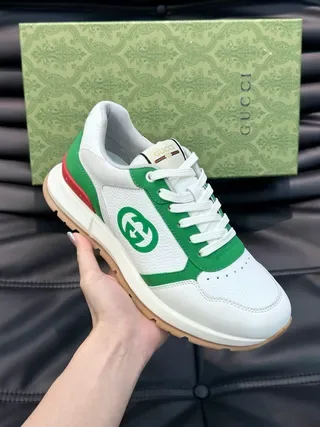 Gucci Tennis 1977 tênis lifestyle branco verde vermelho 4