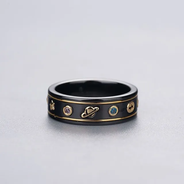 Gucci सफेद सोना सेरामिक अंगूठी 4