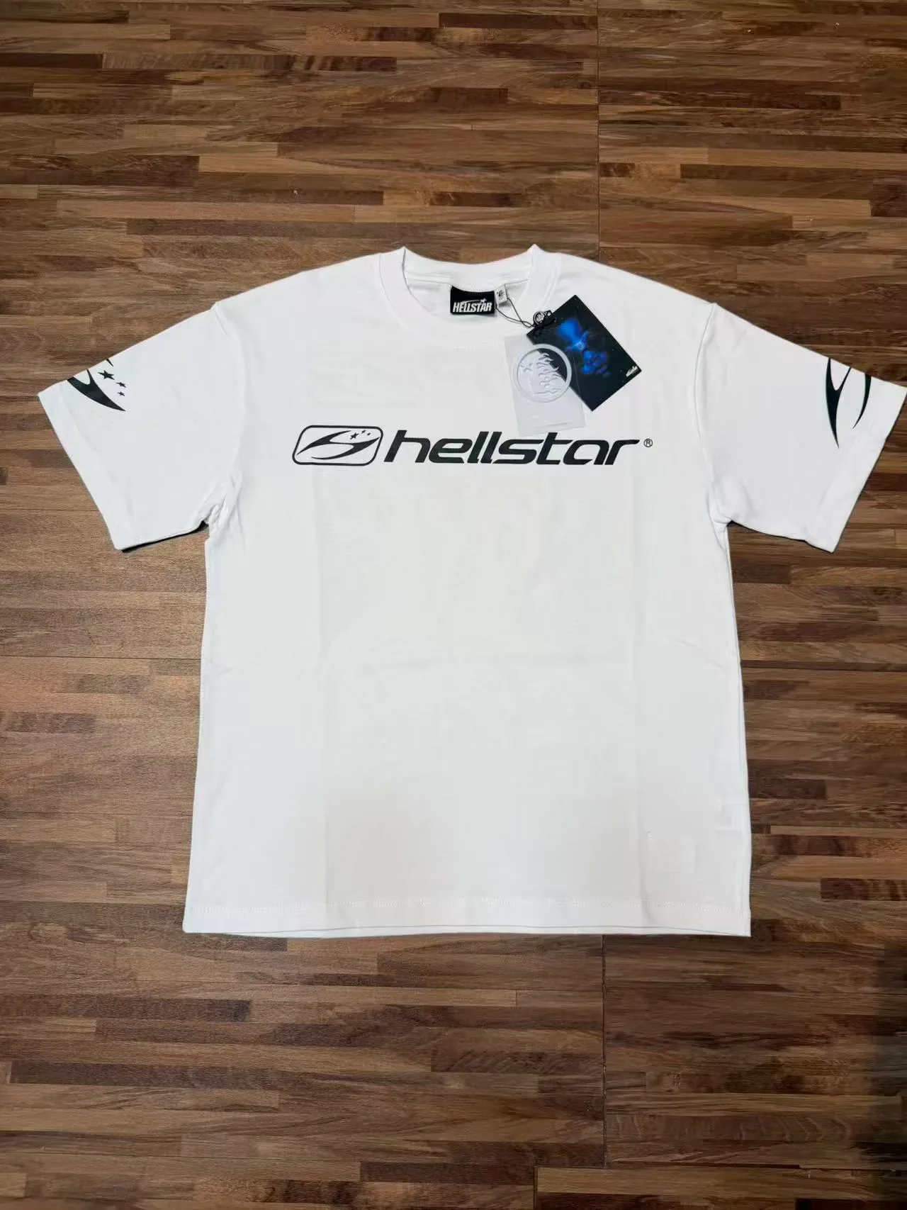 Hellstar কালো-সাদা গ্রাফিক প্রিন্ট টি-শার্ট 6