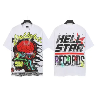 Hellstar Graphic Skull and Brain Print Oversized T-Shirt