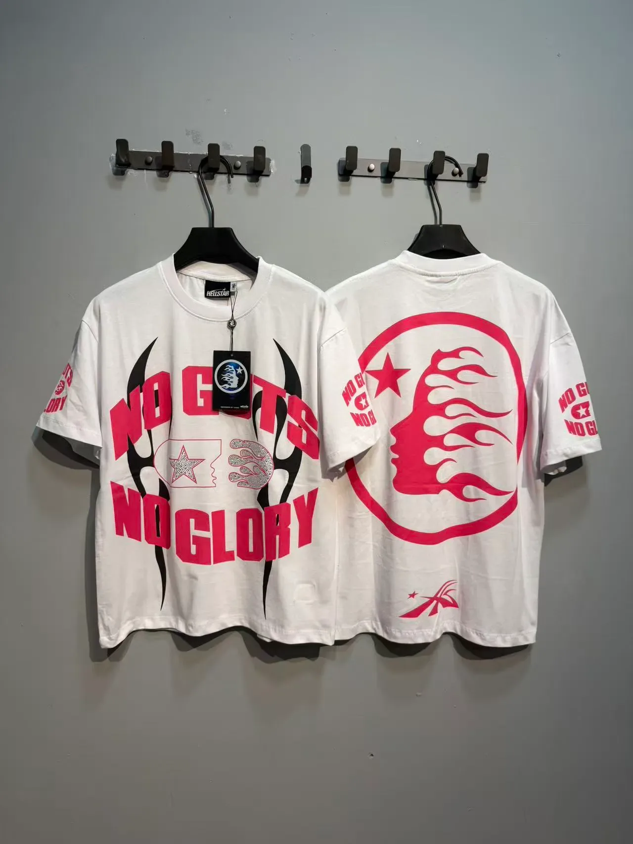 Hellstar No Guts No Glory Graphic Print T-Shirt 10