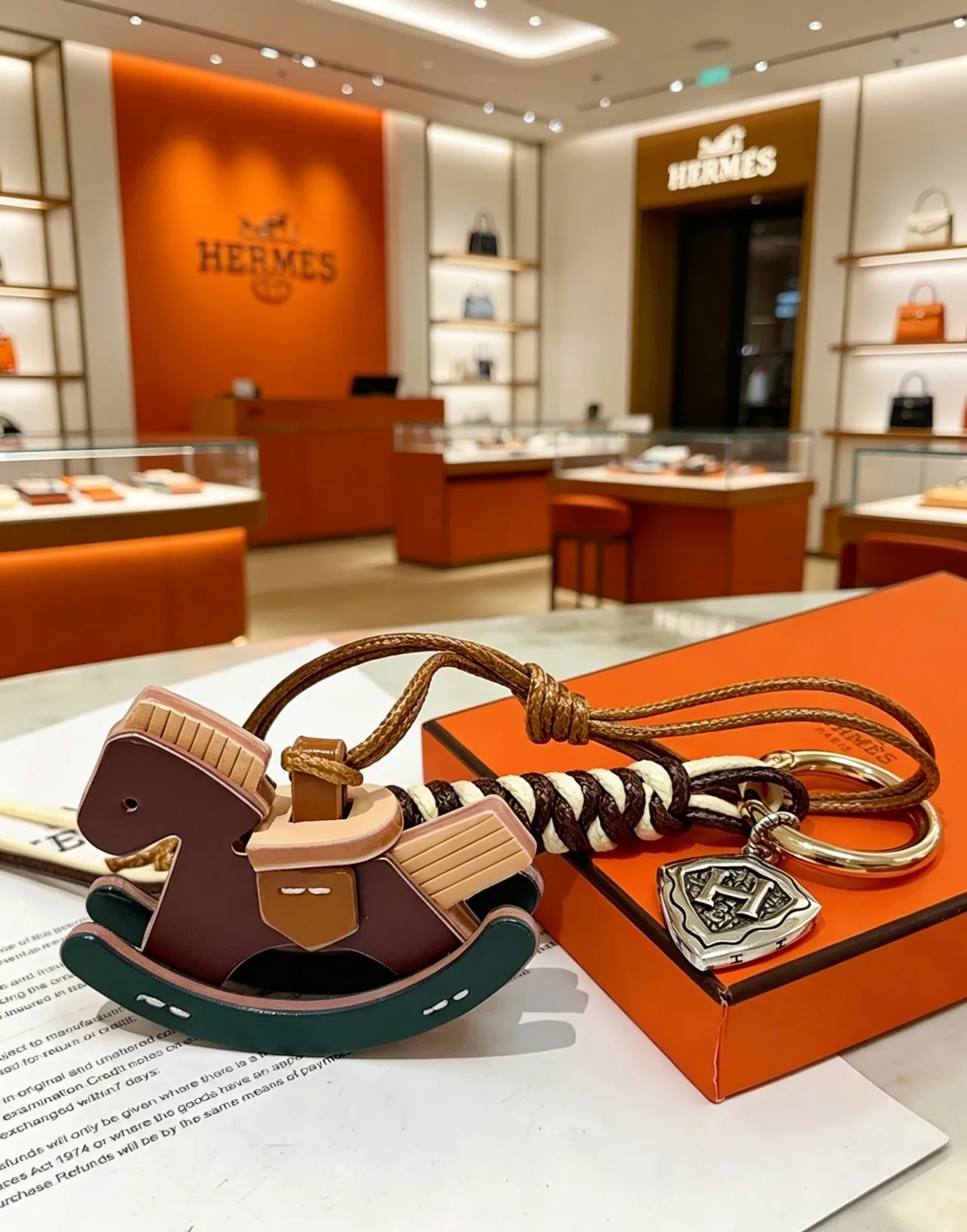 Hermès Birkin Bolso Boston de Cuero Granulado Naranja con Asa 2