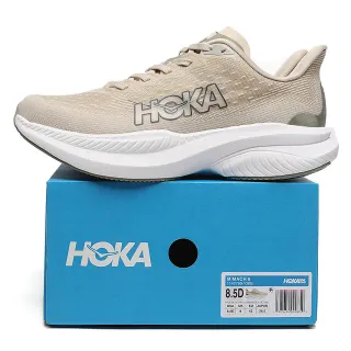 Hoka Mach 6 Beige and White रनिंग जूते