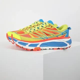 Hoka Mafate Speed 2 Neon Yellow Orange Blue दौड़ने के जूते