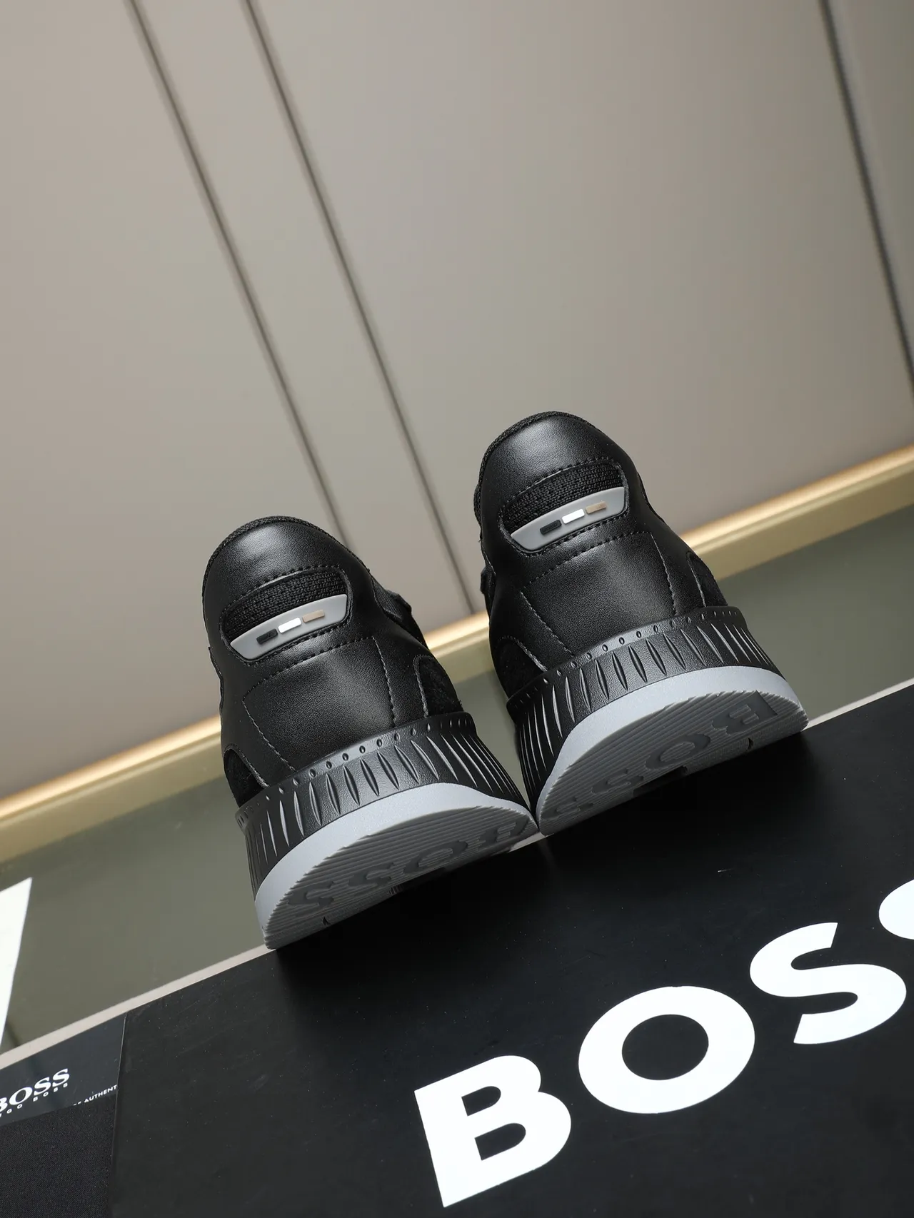 Hugo Boss Zapatillas Lifestyle Negras de Tejido-Malla 3