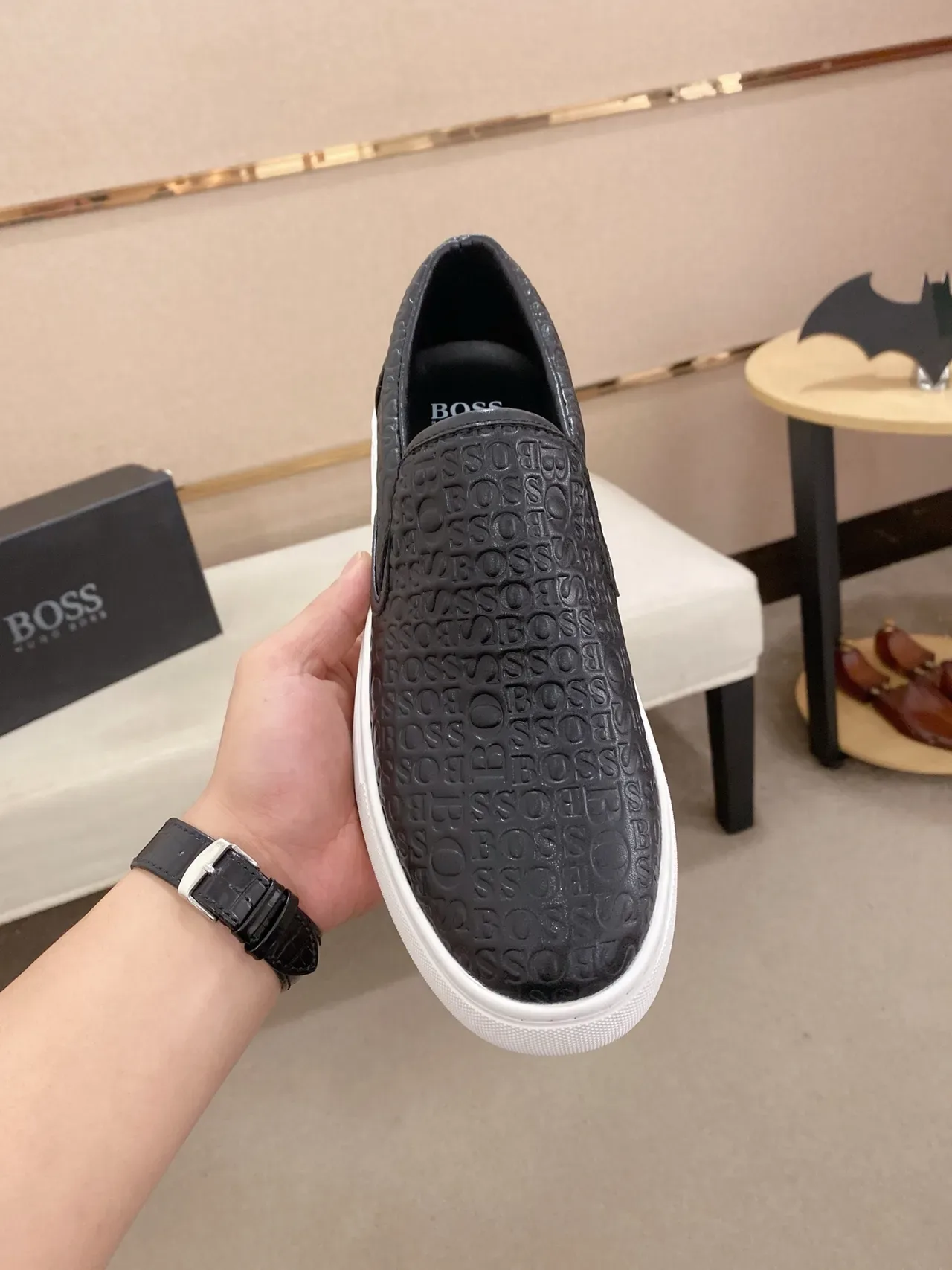 Hugo Boss Monogram Zapatillas Lifestyle Slip-On 6