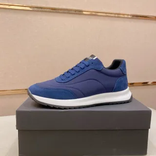 Hugo Boss নেভি ব্লু স্যুড এবং সিন্থেটিক লাইফস্টাইল স্নিকার