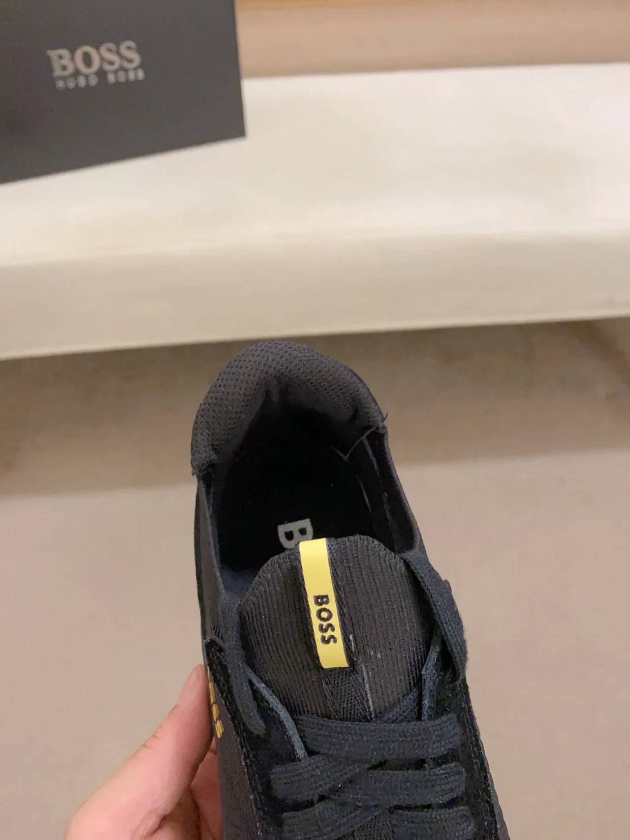 Hugo Boss TTNM Evo Noir et Or Lifestyle Sneakers 4