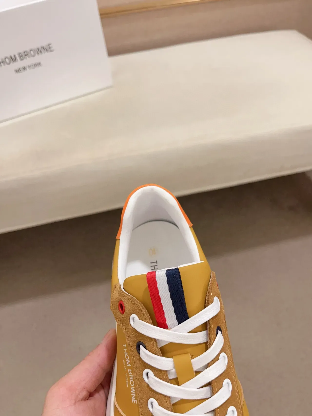 IH NOM UH NIT Mustard and Orange लाइफस्टाइल स्नीकर 6