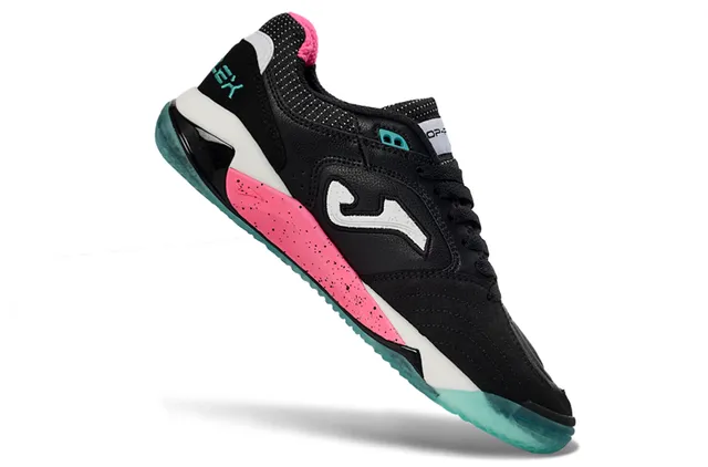 Joma Flex Black Pink Low-Top Perforated Mesh Upper Lifestyle Sneakers 2