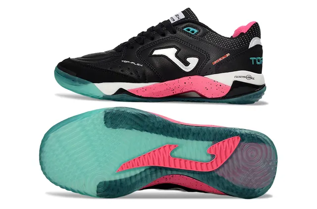 Joma Flex Black Pink Low-Top Perforated Mesh Upper Lifestyle Sneakers 6