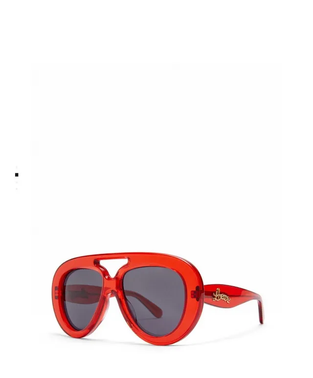 Loewe Anagram Aviateur Lunettes de Soleil Oversized Acétate 3