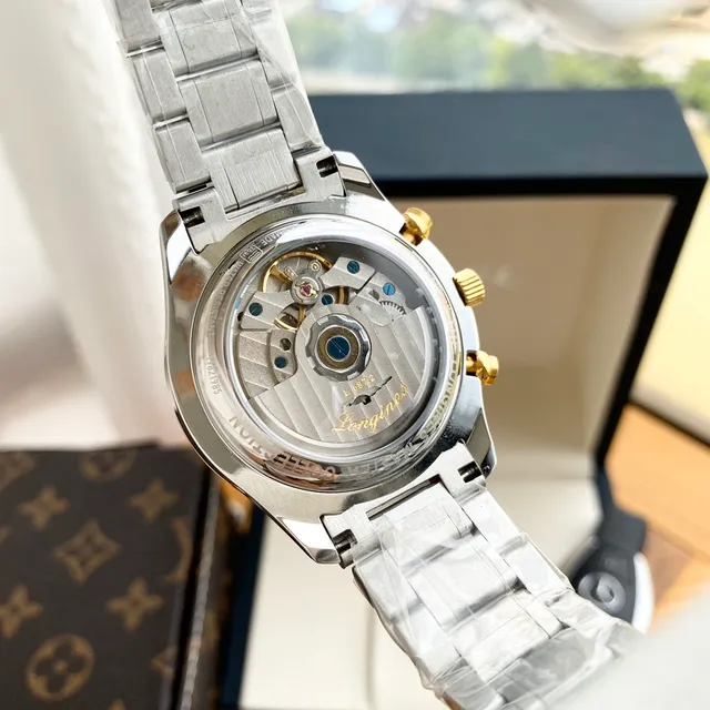 Longines Master Collection Chronograph Silver-Tone Stainless Steel Mechanical Watch 3