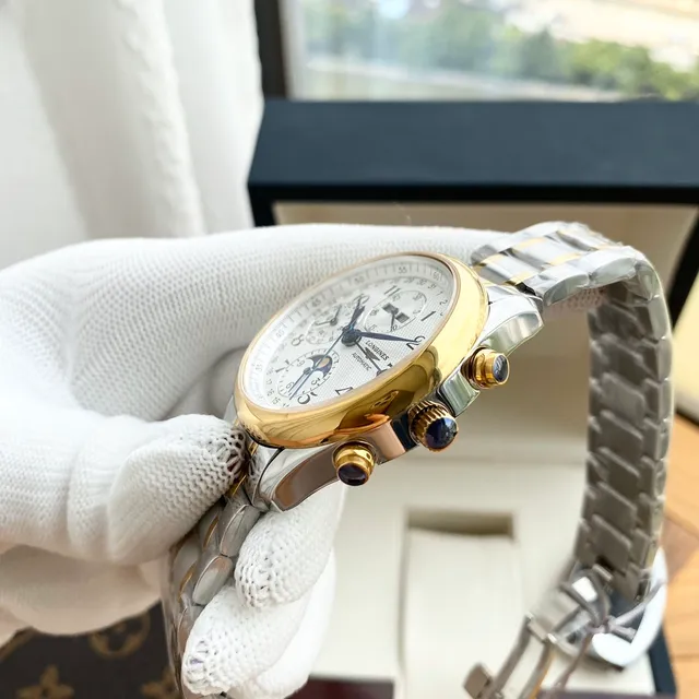 Longines Master Collection Chronograph Silver-Tone Stainless Steel Mechanical Watch 4