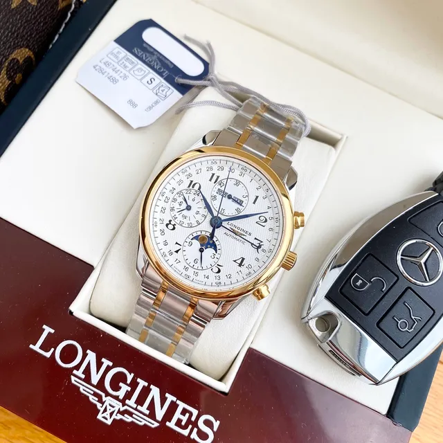 Longines Master Collection Chronograph Silver-Tone Stainless Steel Mechanical Watch 5