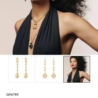 لويس فيتون B Blossom أقراط قطرة ذهب عيار 18 مع ألماس