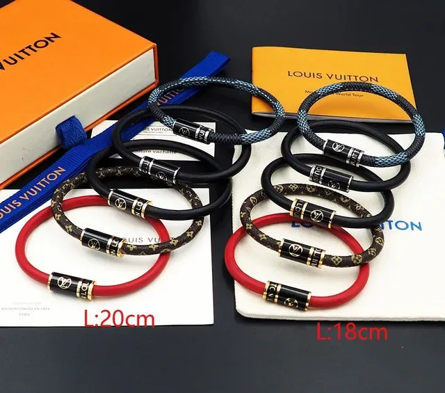 Louis Vuitton Black Blue Braided Textile Cord Multi-Tone Bracelet 8