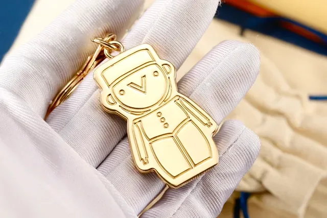 Louis Vuitton Pulsera Charms Dorado Beige Metal Cadena Charm-Link Bracelet 3