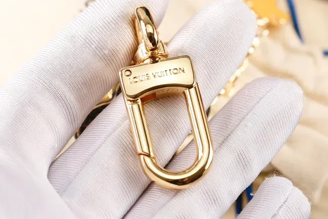 Louis Vuitton Pulsera Charms Dorado Beige Metal Cadena Charm-Link Bracelet 6