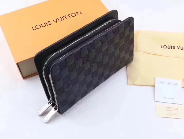 路易威登 Damier Graphite 格纹 皮革 长钱包 4