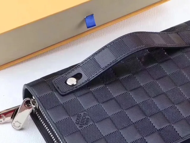路易威登 Damier Graphite 格纹 皮革 长钱包 5