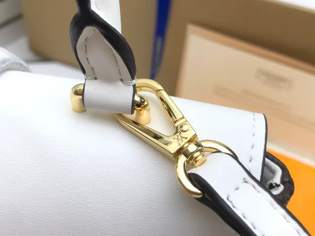 Louis Vuitton Dauphine সাদा এবং Monogram Canvas Tote Bag 7