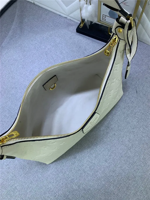 Louis Vuitton Hobo Monogramme Embossé Cuir Crème Hobo sac 2