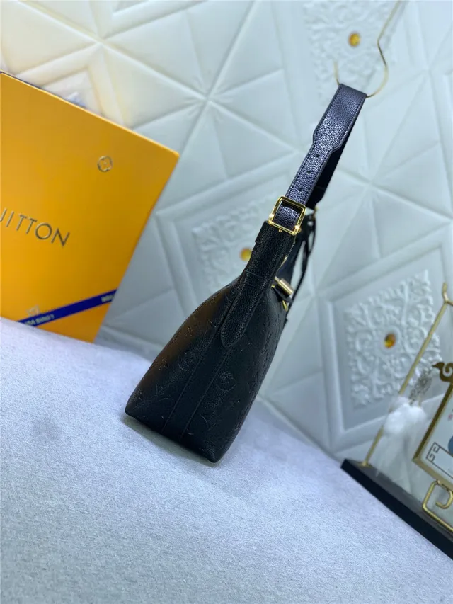 Louis Vuitton Hobo Monogramme Embossé Cuir Crème Hobo sac 14