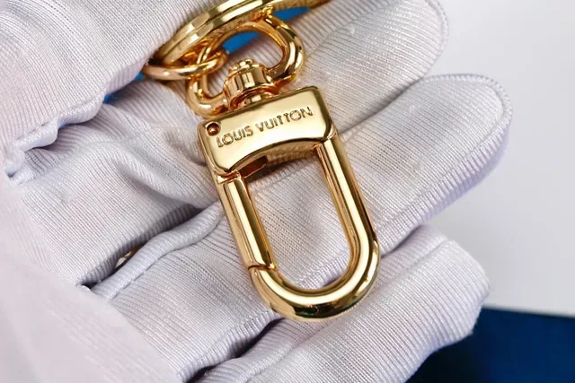 Louis Vuitton Lock & Key Gold Pink Multi-Charm Enamel-Accented Bracelet 5