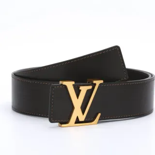 路易威登 LV Monogram 黑色皮革腰带