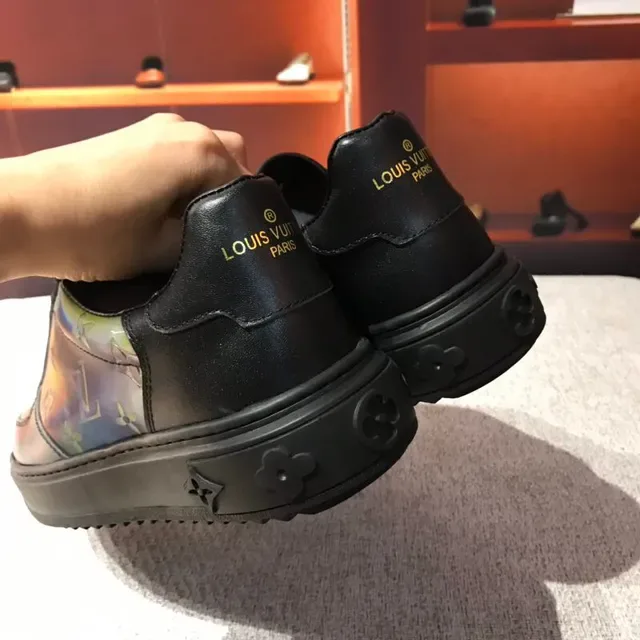 Louis Vuitton LV Trainer Iridescent Monogram Black Lifestyle Sneakers 2
