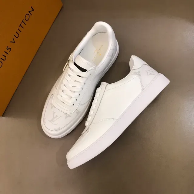Louis Vuitton LV Trainer White Monogram Leather Clean Lifestyle Sneakers 8
