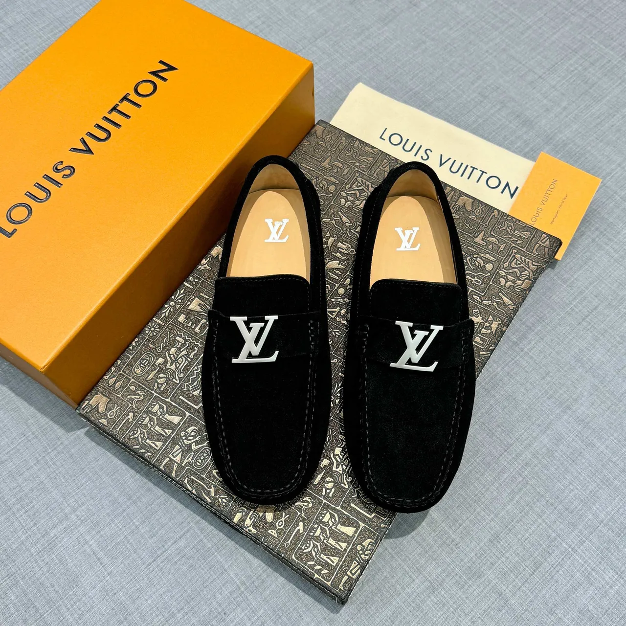 Louis Vuitton LV Twist Loafer Black Suede Loafers 6