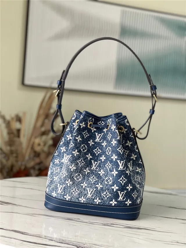 Louis Vuitton Monogram Denim Bucket Bag 8