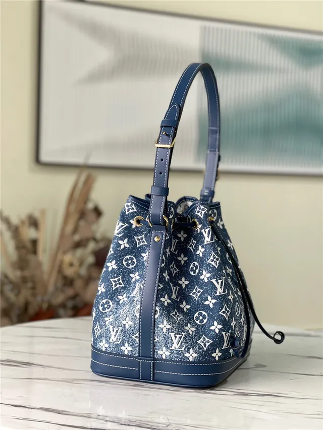 Louis Vuitton Monogram Denim Bucket Bag 9