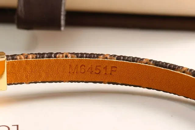 Louis Vuitton Monogram Leather Bracelet Brown Gold Braided Texture Bracelet 3
