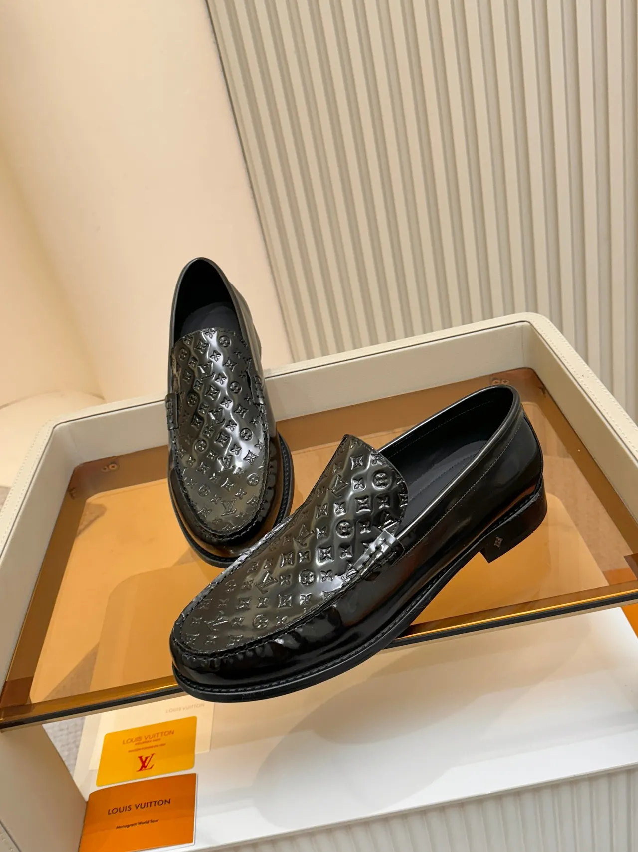 Louis Vuitton Monogram Loafer Black Patent Leather Loafer 4