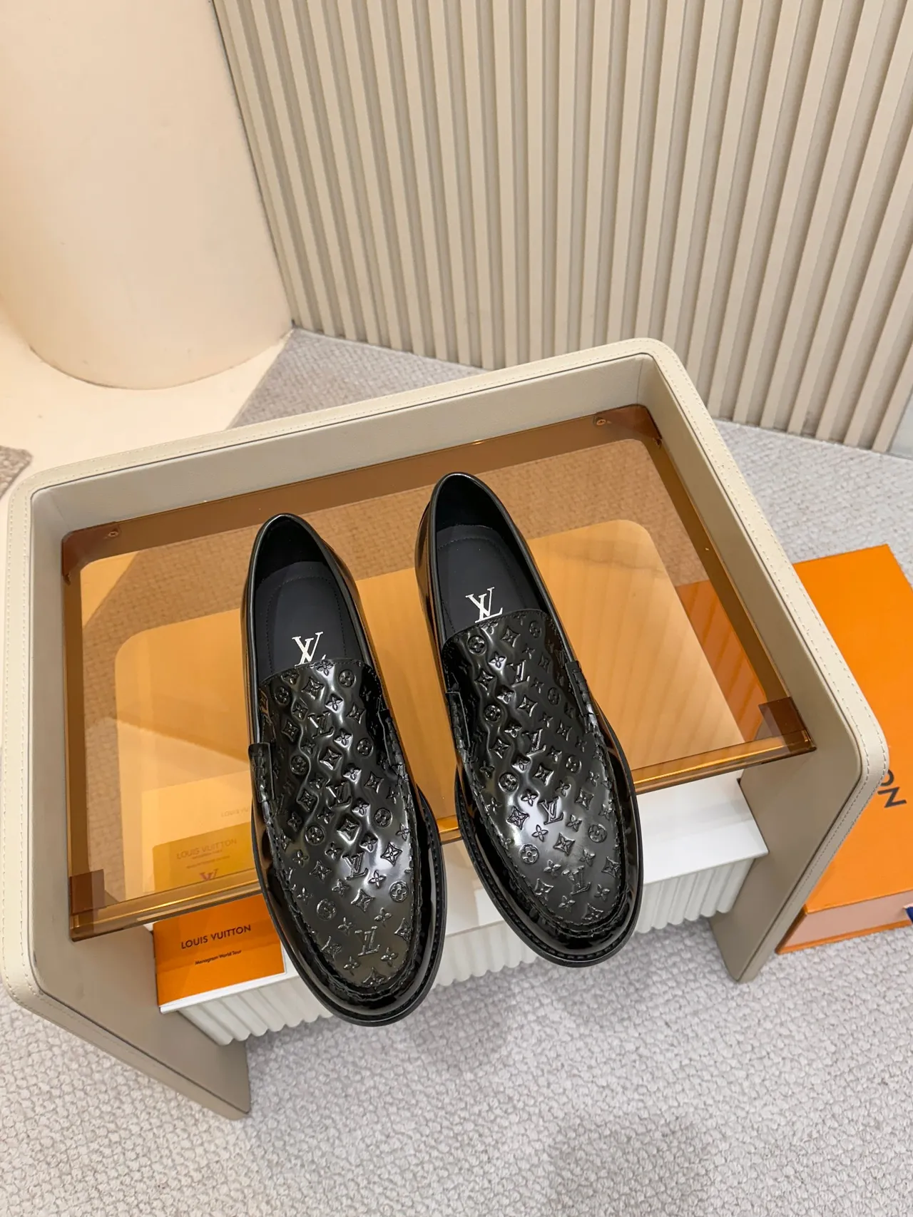 Louis Vuitton Monogram Loafer Black Patent Leather Loafer 5